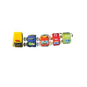 Melissa & Doug Ks Kid Pullback Vehicle Soft Cloth Plush T Lot of 5
